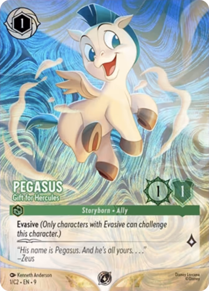 Pegasus - Gift for Hercules C2-1 Lorcana card