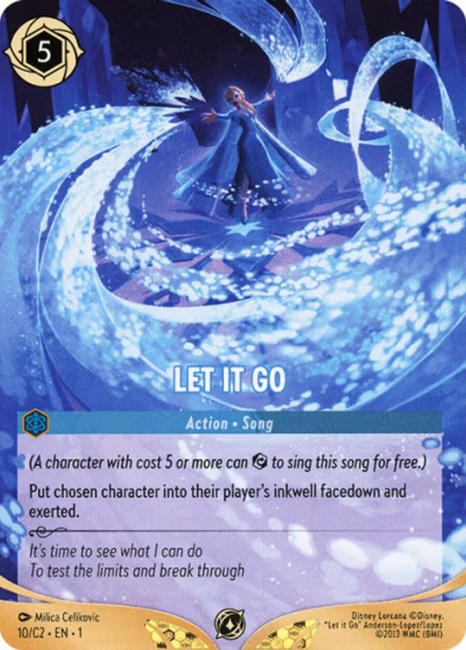 Let It Go C2-10 Lorcana card