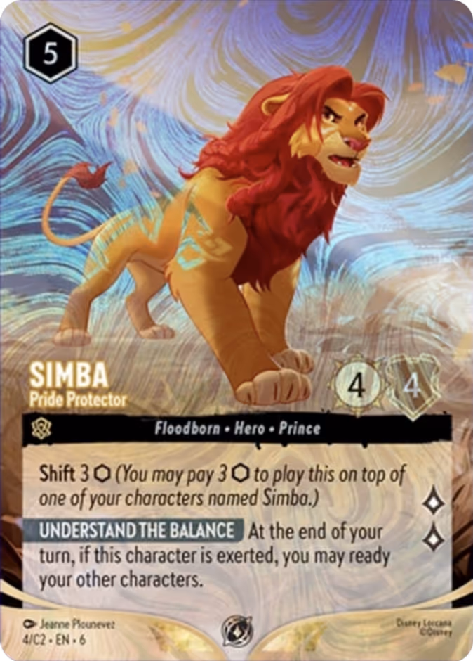 Simba - Pride Protector C2-4 Lorcana card