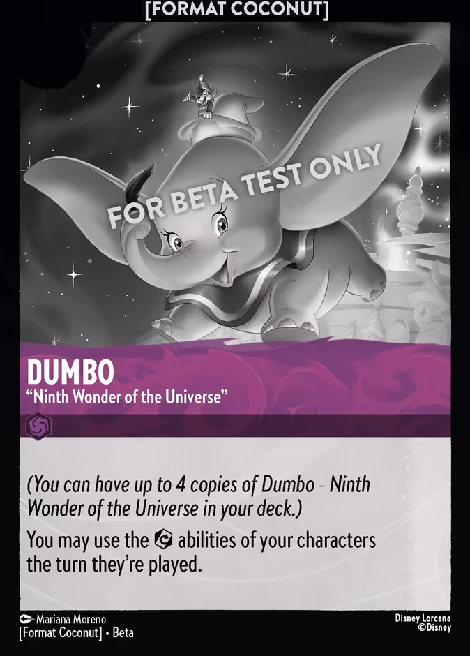 Dumbo - "Ninth Wonder of the Universe" COCONUT-10 Lorcana card
