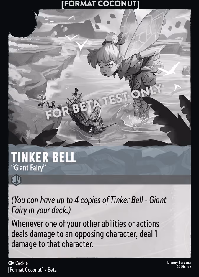 Tinker Bell - "Giant Fairy" COCONUT-18 Lorcana card