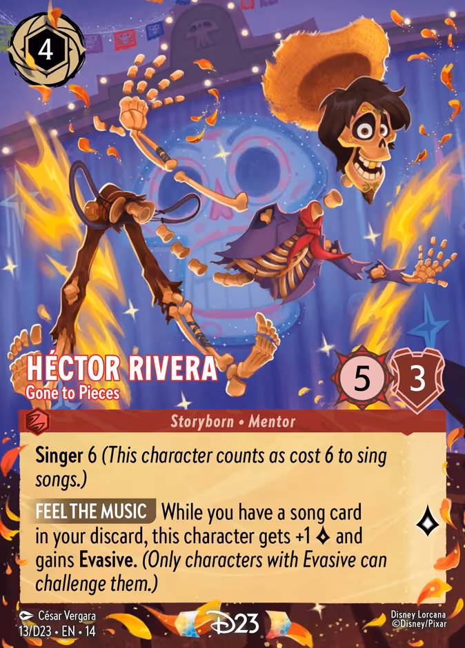 Héctor Rivera - Gone to Pieces D23-13 Lorcana card