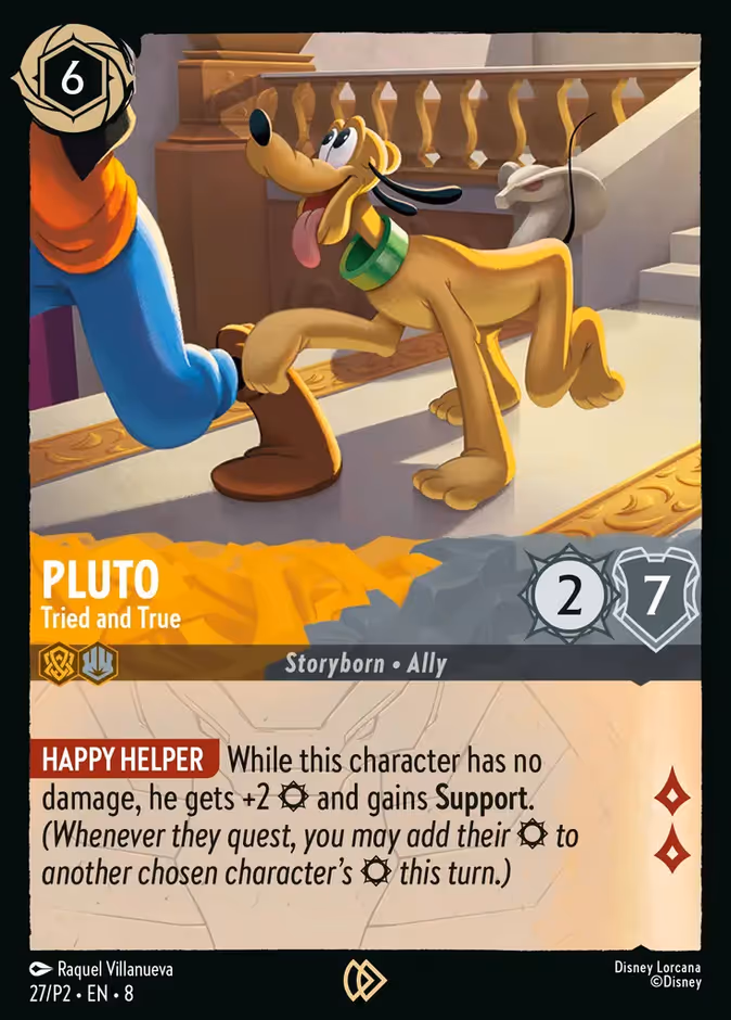Pluto - Tried and True P2-27 Lorcana card