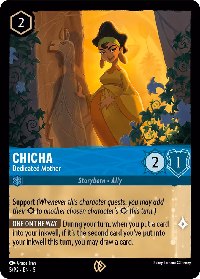 Chicha - Dedicated Mother P2-5 Lorcana card