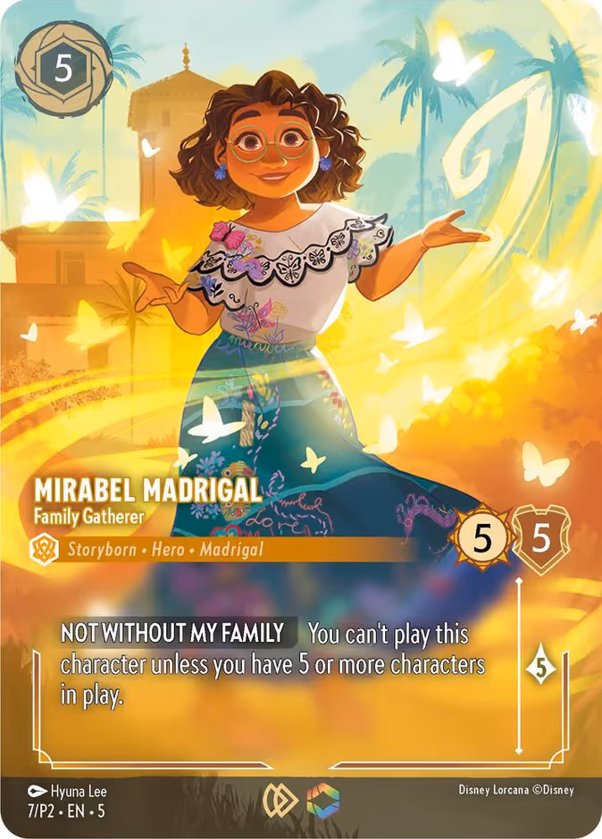Mirabel Madrigal - Family Gatherer P2-7 Lorcana card