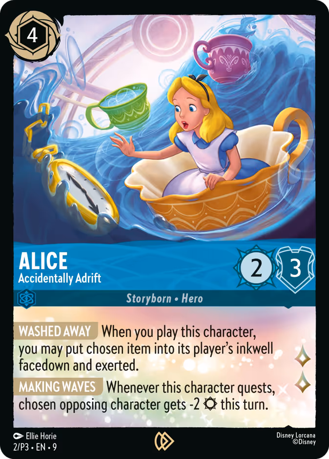 Alice - Accidentally Adrift P3-2 Lorcana card