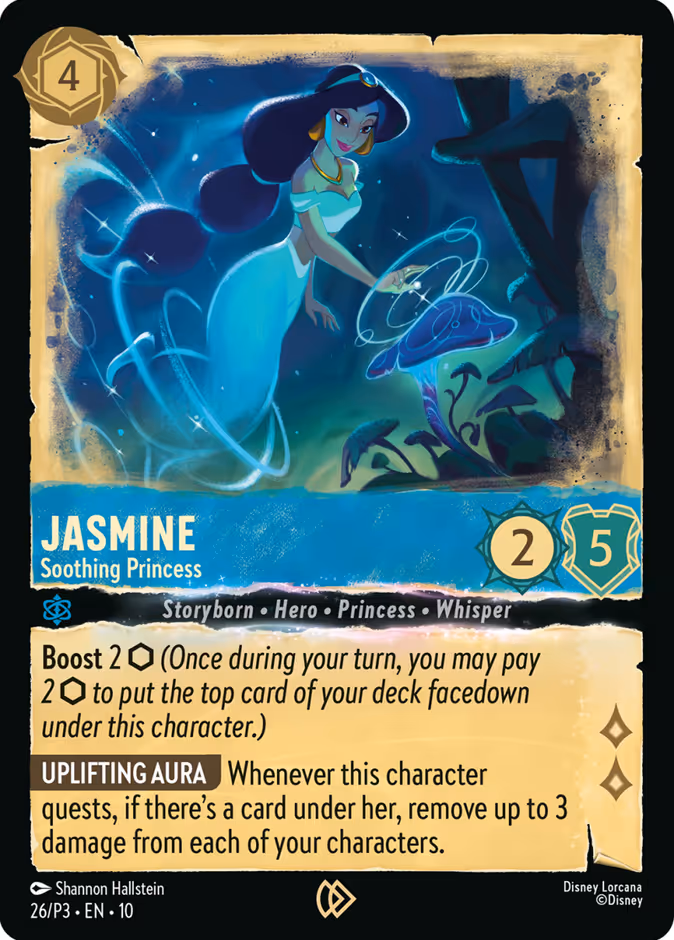 Jasmine - Soothing Princess P3-26 Lorcana card