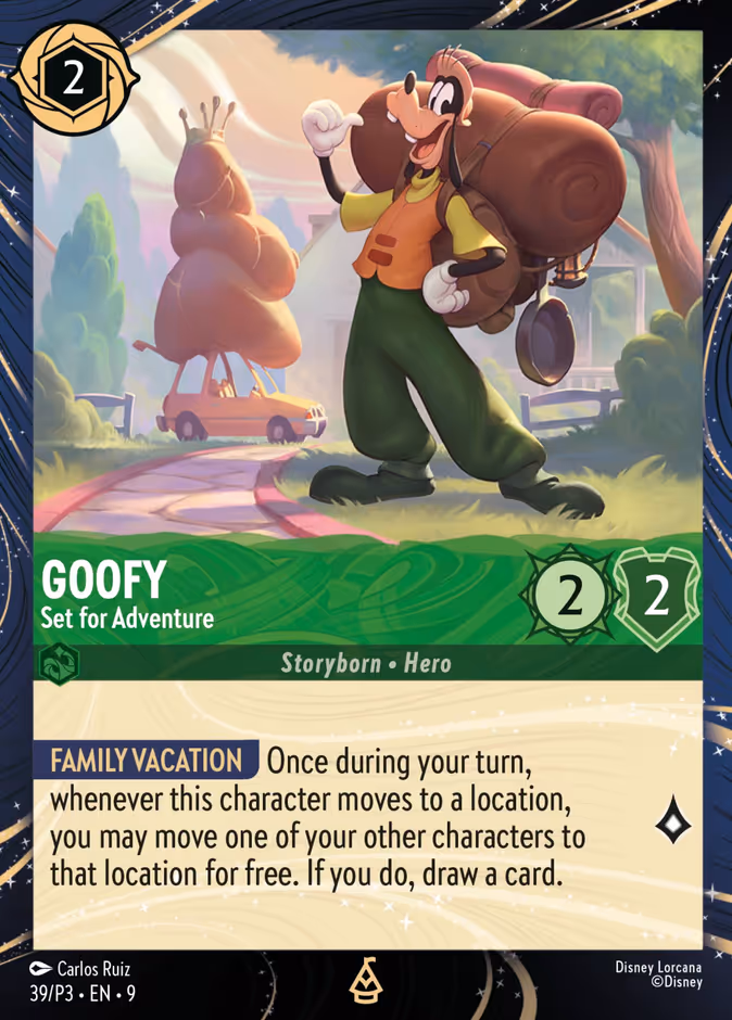 Goofy - Set for Adventure P3-39 Lorcana card