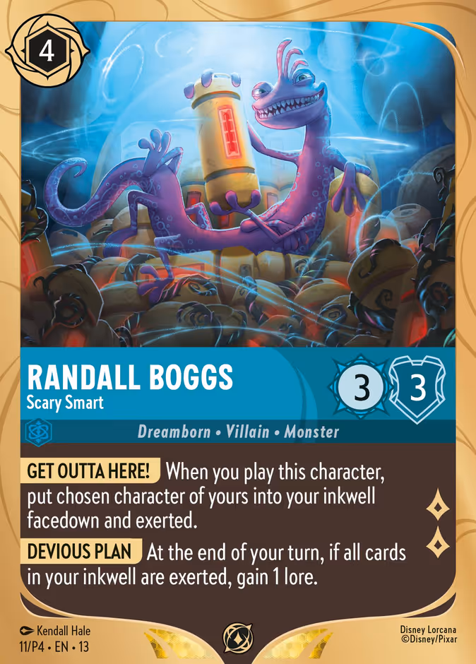Randall Boggs - Scary Smart P4-11 Lorcana card