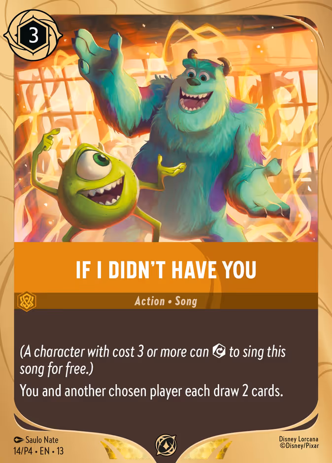 If I Didn't Have You P4-14 Lorcana card