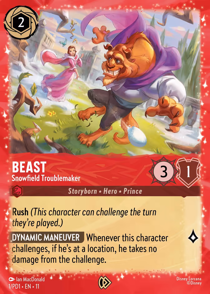 PD1 Lorcana set cover card