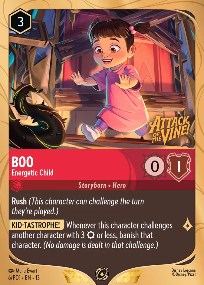 Boo - Energetic Child PD1-6 Lorcana card