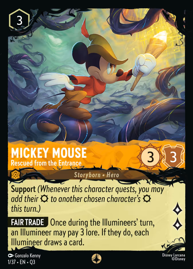 Hunny Rescue – Illumineer's Quest Lorcana set cover card