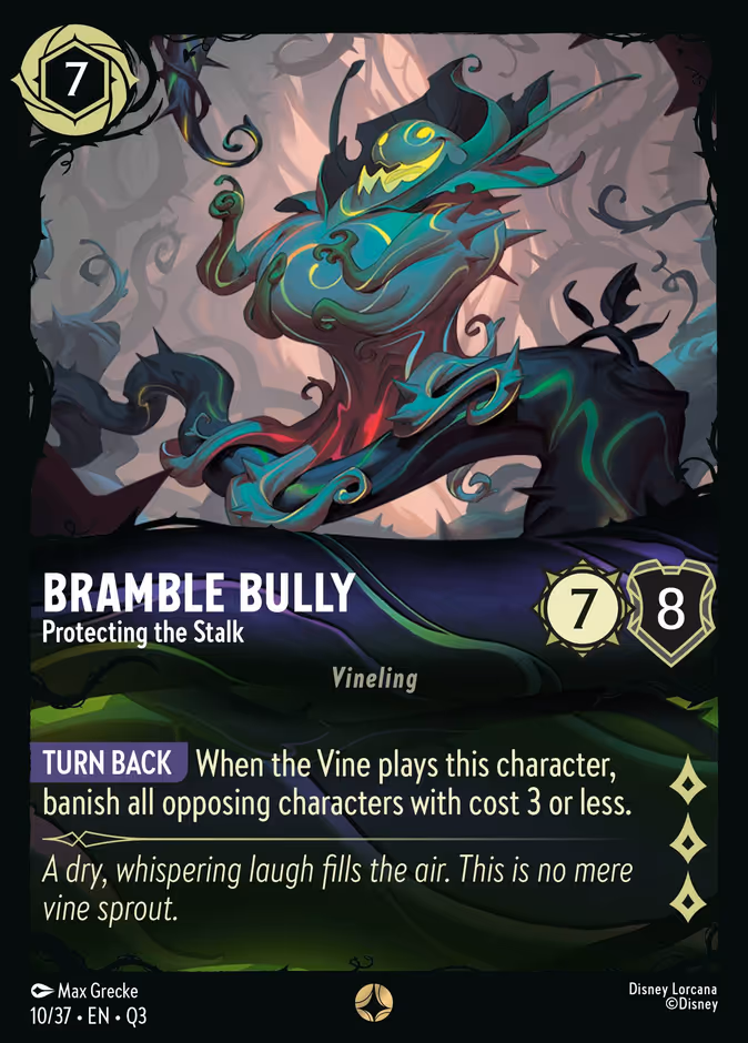 Bramble Bully - Protecting the Stalk Q3-10 Lorcana card