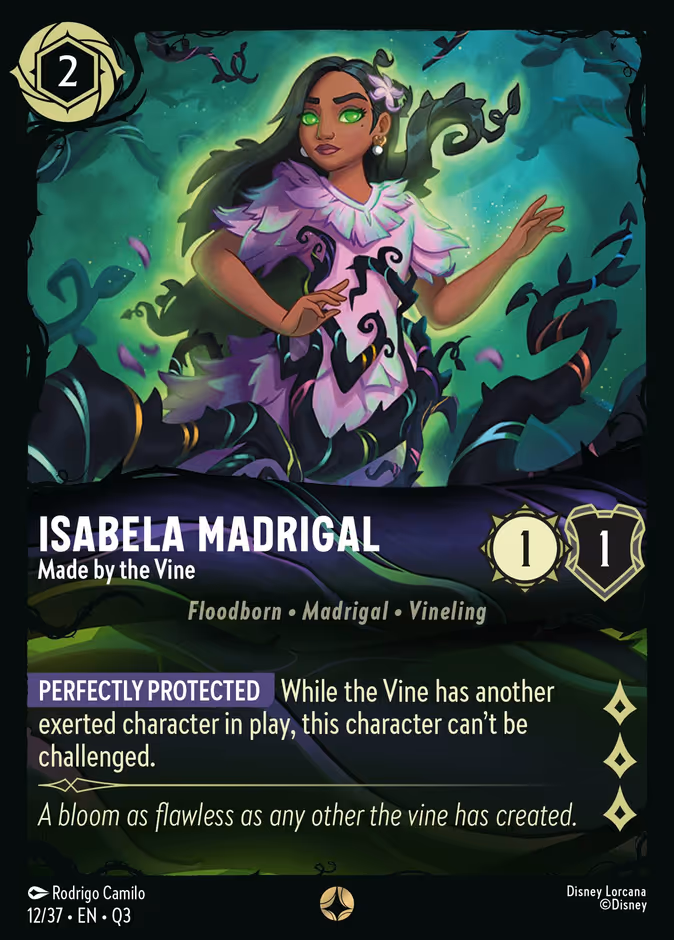 Isabela Madrigal - Made by the Vine Q3-12 Lorcana card