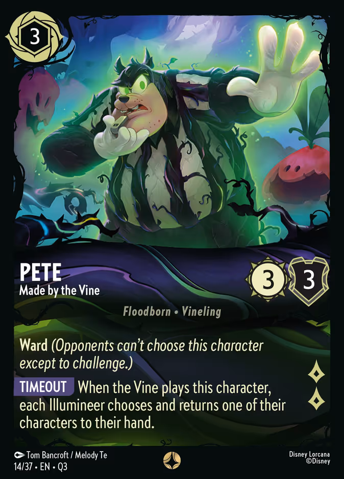 Pete - Made by the Vine Q3-14 Lorcana card