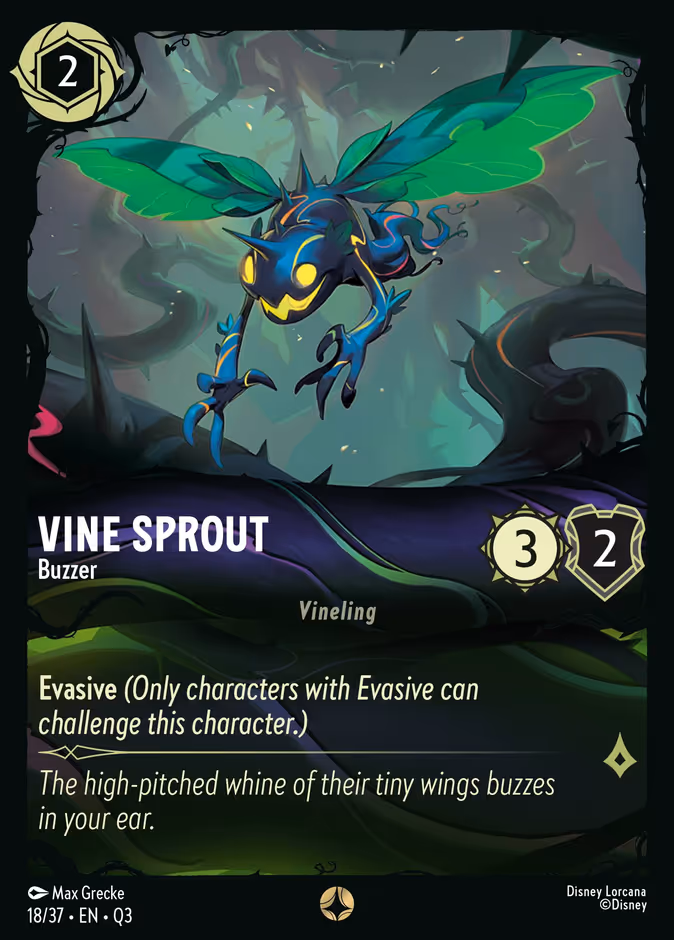 Vine Sprout - Buzzer Q3-18 Lorcana card