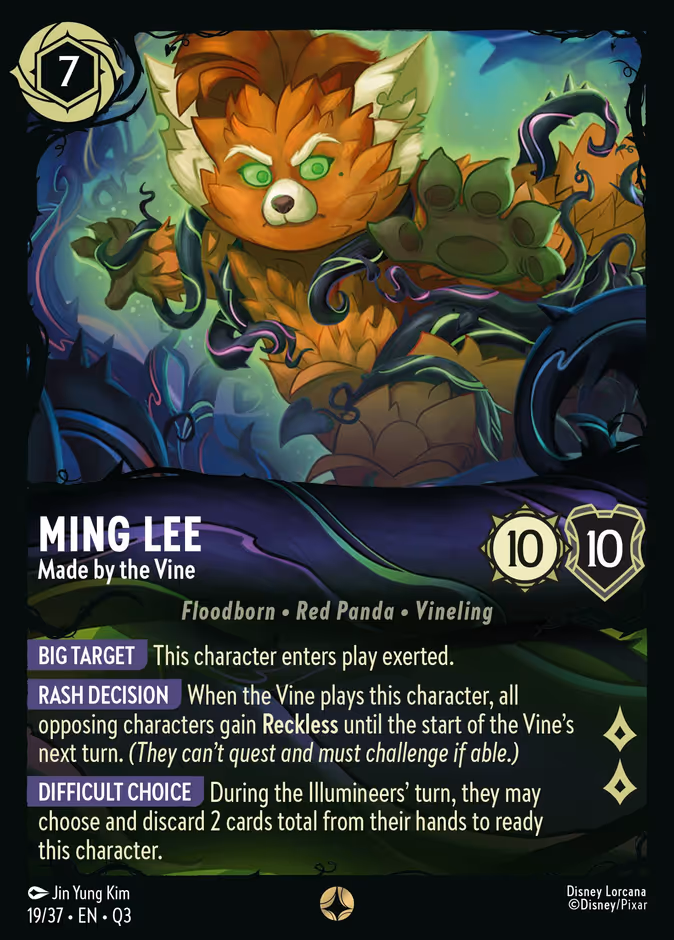 Ming Lee - Made by the Vine Q3-19 Lorcana card