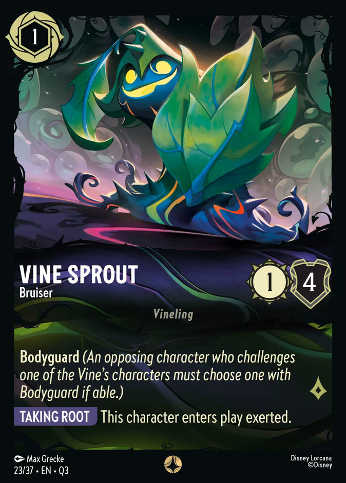 Vine Sprout - Bruiser Q3-23 Lorcana card
