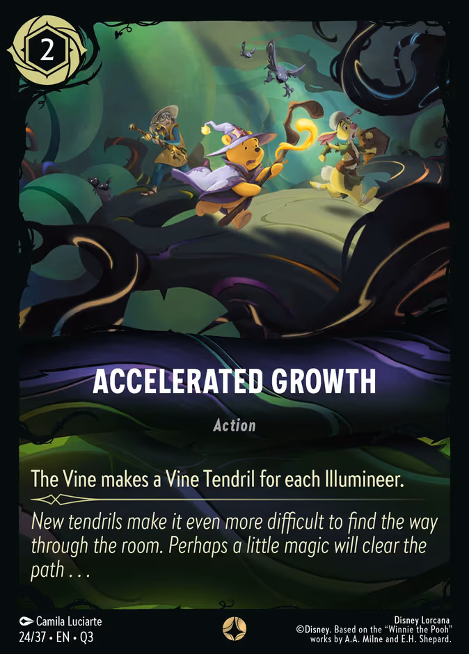 Accelerated Growth Q3-24 Lorcana card