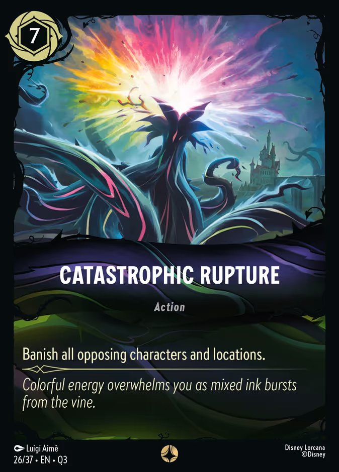 Catastrophic Rupture Q3-26 Lorcana card