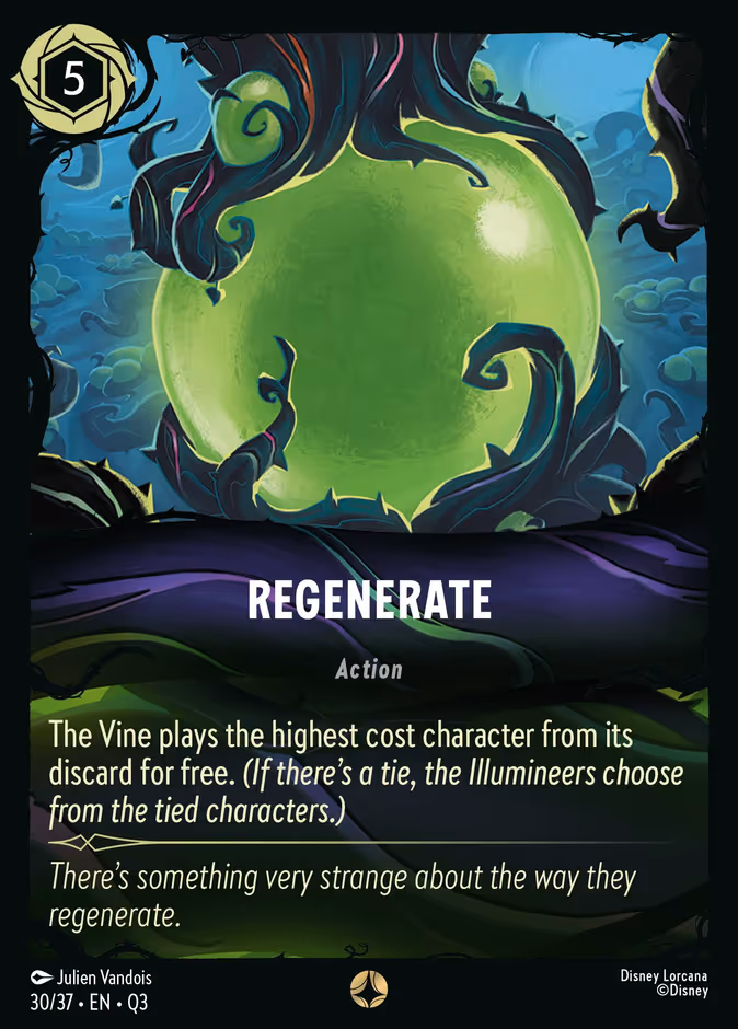 Regenerate Q3-30 Lorcana card