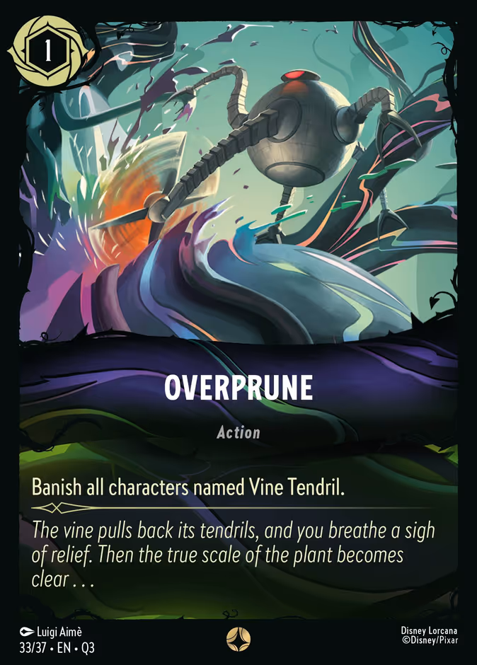 Overprune Q3-33 Lorcana card