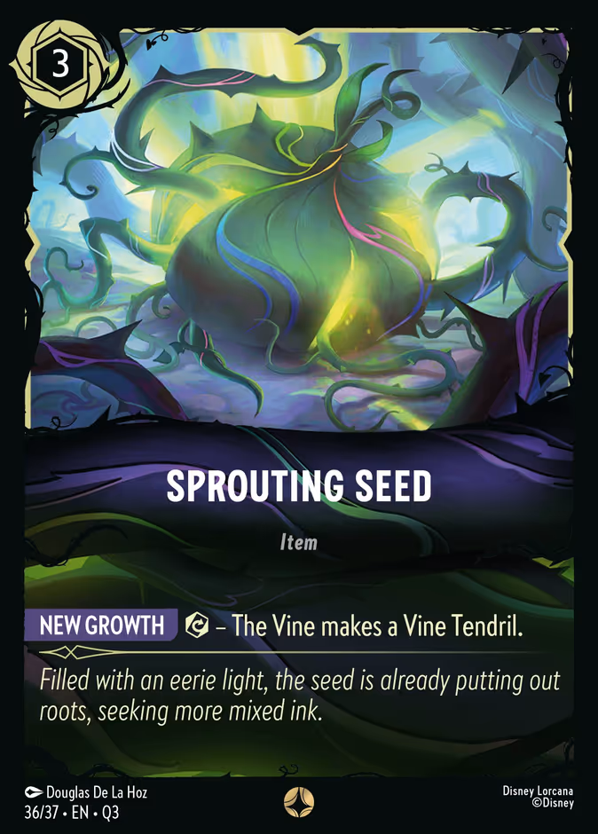 Sprouting Seed Q3-36 Lorcana card